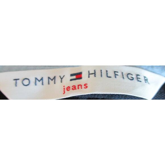 Tommy Hilfiger Jeans Women's Blue Striped Long Sleeve Stretch Sweater Size Large - Picture 8 of 10